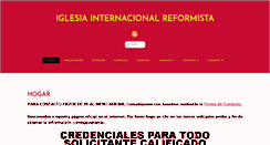 Desktop Screenshot of iglesia-reformista.org